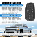 JDMSPEED DVD Entertainment Remote Control For Chevrolet Silverado GMC Sierra 2014-2020