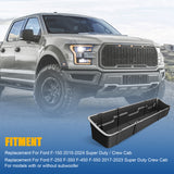 JDMSPEED Rear Underseat Storage Box For Ford F150 250 350 2015-2020 Super Crew NEW