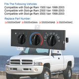 JDMSPEED A/C Heater Manual Climate Temp Control Panel 55055459AF Fits Dodge Ram 98-03 Van
