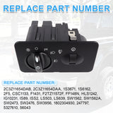JDMSPEED Headlight Switch For Ford F-250 F-350 F-450 F-550 F-650 F-750 Super Duty 1999-05