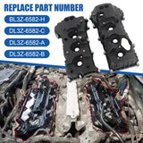 JDMSPEED 2 Valve Covers Set For Ford F-150 2013-2016 Ford Expedition 3.5L 2015-2017 Turbo