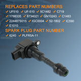 JDMSPEED 8X Ignition Coil Spark Plug For Nissan Armada Titan Infiniti 5.6L 04-2007 UF510