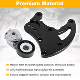JDMSPEED Fits Chevy GMC SUV Truck Vortec LS Swap R4 AC Compressor High Mount Bracket Kit