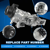 JDMSPEED Ignition Switch Lock Cylinder W/2 Key Shells 1K0905851B Fit VW Tiguan Golf Jetta