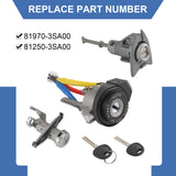 JDMSPEED Ignition Switch Front Left Door Lock Barrel For Hyundai Sonata 81970-3SA00 09-14