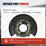 JDMSPEED Rear Passenger Side Parking Brake Backing Plate For Ford F250 2005-12 Super Duty