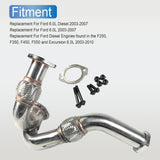 JDMSPEED New Turbocharger Y-Pipe Up Pipe Kit For Ford 6.0L Powerstroke Diesel 2003-2007