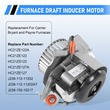 JDMSPEED Draft Inducer Blower Motor HC21ZE122A New Replacement For JAKEL J238-112-11202