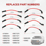 JDMSPEED HIGH PERFORMANCE SPARK PLUG WIRE SET FOR 1999-2013 GM GMC Pontiac