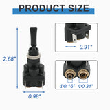JDMSPEED Air Electric Toggle Valve Paddle Switch For Peterbilt Kenworth K295-362-1