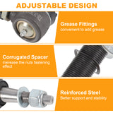 JDMSPEED Heavy Duty Tie Rod Ends Kit 2K780101 Fits 11-2023 Silverado Sierra 2500HD 3500HD