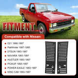 JDMSPEED Hood Vent Cowl Top Grille For Pickup Pathfinder Hardbody 1986-1997 Nissan D21