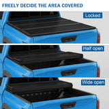 JDMSPEED Tonneau Cover Hard Tri-Fold Truck 67in Bed 5.5FT FRP Fits For Titan 2017-2024