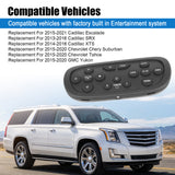 JDMSPEED DVD Entertainment Remote Control For Chevy Suburban 2013-2020 GMC Yukon Cadillac