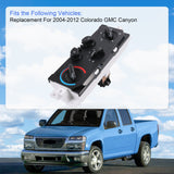 JDMSPEED for 04-12 Chevrolet Colorado GMC Canyon Temperature Heater/AC Dash Control Panel