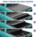 JDMSPEED 6ft Short Bed Soft Folding Tri-Fold Tonneau Cover For Ford Ranger 2019-2023 NEW