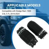 JDMSPEED 68260938AA For Dodge Ram 1500 DT 2019-2024 Left Right Air Suspension Spring Bags