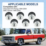 JDMSPEED Body Mount Set Of 6 For 94-04 Chevy S10 Pickup Chevrolet GMC Sonoma 924-181