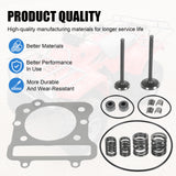 JDMSPEED Cylinder Intake Exhaust Valve Gasket Kit For Kawasaki Bayou 300 KLF300B 1988-04