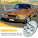 JDMSPEED For 1964-1973 Ford Mustang Front Disc Brake Conversion Kit, 11" Rotors