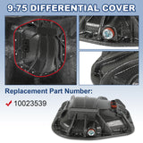 JDMSPEED 10023539 12 Bolt Differential Cover Gray Iron 9.75" Rear Axle For Ford