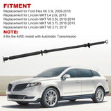 JDMSPEED Rear Driveshaft Prop Shaft Assy Auto Trans For Ford 2009-18 Flex Lincoln Mkt AWD