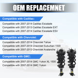 JDMSPEED 2X Front Magnetic Shock Strut Assembly For Cadillac Escalade GMC Yukon 2007-2014