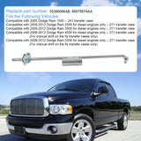 JDMSPEED Transfer Case Control Lever Shift Linkage Rod & Bushings Kit for Dodge Ram