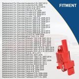 JDMSPEED Set of 8 High Performance Ignition Coil For GM Round Style 12573190 UF414 D514A