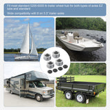 JDMSPEED 4x 2.44" Dexter EZ Lube Rubber Plug Dust Cap Grease Cover Trailer Axle Hub