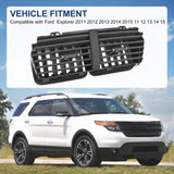 JDMSPEED BB5Z-19893-AD Dash A/C Heater-Air Outlet Louver Vent Fit Ford Explorer 2011-2015