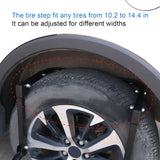 JDMSPEED Tire Step Tire Mounted for Pickup Truck SUV Adjustable Max 13.8" Tire Width