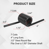 JDMSPEED NEW RS16933R/L H Left & Right Side Heavy-Duty Ramp Trailer Coil Springs 2 Pairs