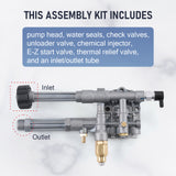 JDMSPEED For RMW and SRMW Pumps Troy Bilt Complete Pressure Washer Pump Head Assy AR42518