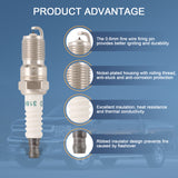 JDMSPEED 41-110 Iridium Spark Plugs & M8-48322 Spark Plug Wires for 5.3 6.0L 6.2L Chevy