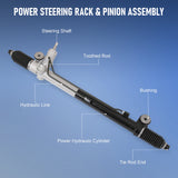 JDMSPEED Power Steering Rack Pinion Assembly For 03-2009 Chevrolet Trailblazer GMC Envoy