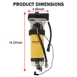 JDMSPEED 228-9129 Fuel Pump W/ Fuel Filter Assy Fits CAT 3054 3046 Loader 416E 414E 420E