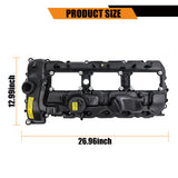 JDMSPEED Engine Valve Cover Kit 11127846359 Fit BMW S55 Engine M2 M3 M4 3.0L L6 Gas NEW