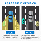 JDMSPEED Black Manual Side View Door Mirrors Left Right Pair Set For Jeep Wrangler 87-02