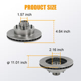 JDMSPEED Front Disc Brake Conversion Kit NEW For Motors 1949-54 Chevy Car/53-62 Corvette