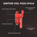 JDMSPEED Set of 8 High Performance Ignition Coil For GM Round Style 12573190 UF414 D514A