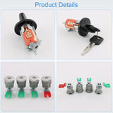 JDMSPEED Ignition Cylinder & 4 Door Lock Set For Ford Econoline Van E150 E350 E250 703369