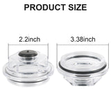 JDMSPEED 2X Replacement 2-7/8" Oil Bath Caps Trailer Axle Fits Dexter 21-35 6K 7K 8K