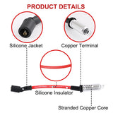 JDMSPEED 41-110 Iridium Spark Plugs & M8-48322 Spark Plug Wires for 5.3 6.0L 6.2L Chevy