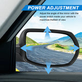 JDMSPEED Black R Side Power Non-Heated Textured Manual Folding For Honda 2012-2016 CR-V