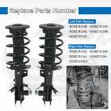 JDMSPEED Pair Front Shock Absorber Struts Spring Assys Electric For Lincoln 2013-2020 MKZ