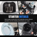 JDMSPEED Starter Motor 12645040 NEW Fits Chevrolet Tahoe 2015 - 2020 FS18N1