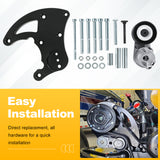 JDMSPEED Fits Chevy GMC SUV Truck Vortec LS Swap R4 AC Compressor High Mount Bracket Kit