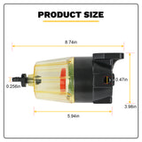 JDMSPEED Fuel Filter Water Separator 90798-1M672 90794-46875 90794-46871 ForYamaha Marine