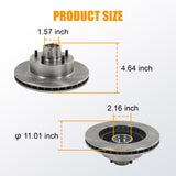JDMSPEED Disc Brake Conversion Kit For Chevy GMC 1947-59 3100 Half-Ton Pickup 5 on 4.75"